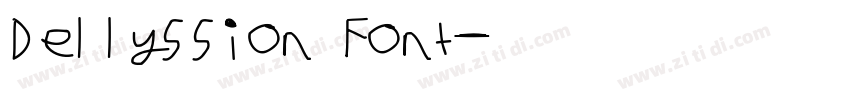Dellyssion Font字体转换